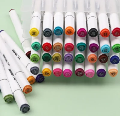 Dual Tip Alcohol Based Multi Color Art Sketch Drawing Marker Pen