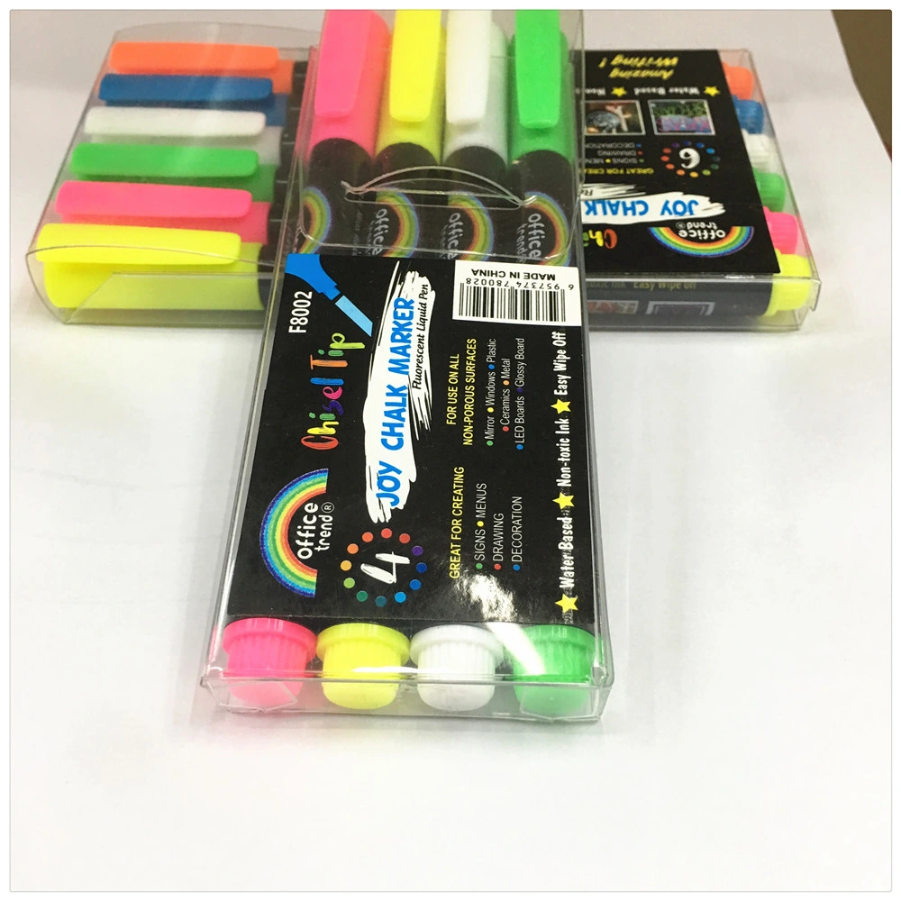 8 Colors Erasable LED Whiteboard Liquid Chalk Marker for LED Board Glass