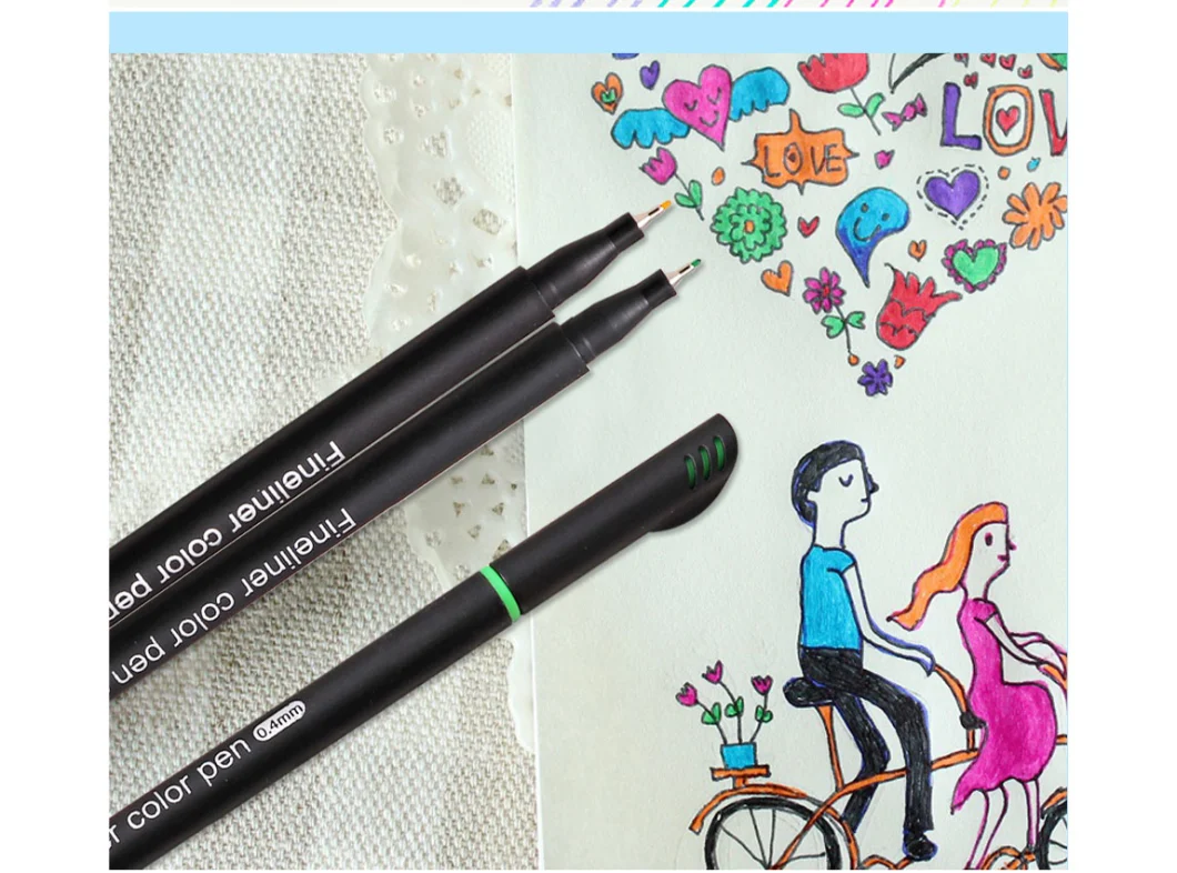 Foska Art Drawing Fineliner Color Marker Pens