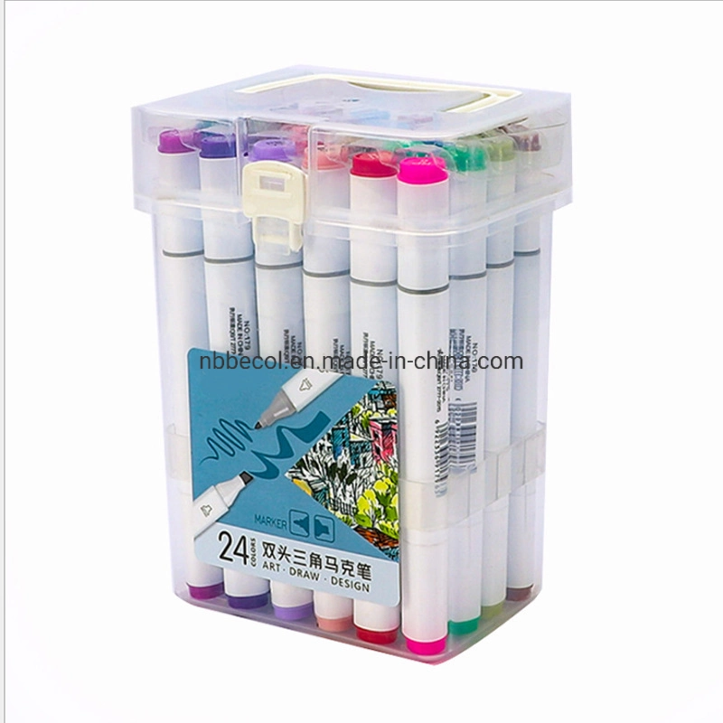 Professional Adult Use Rich Pigment 168 Colors Alcohol Based Graffiti Twin Art Marker Dual-Tip Sketch Marker