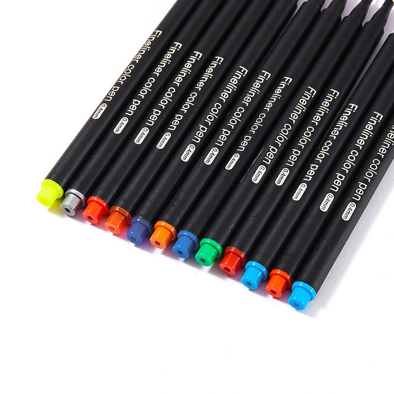 12/24/36/48/60/100 Color Office Supply Art Drawing Fineliner Color Pen