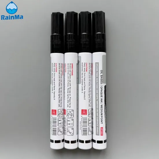 Industrial Permanent Black 2.5mm Tip Oil Paint Marker 