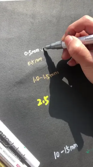 Metallic Paint Marker 4PCS in PVC Bag 