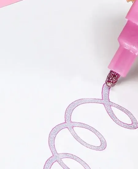 Hot Sale Magic Highlight Glitter Colored Pen Flashing Metallic Markers Double Line Outline Pen Markers for DIY 