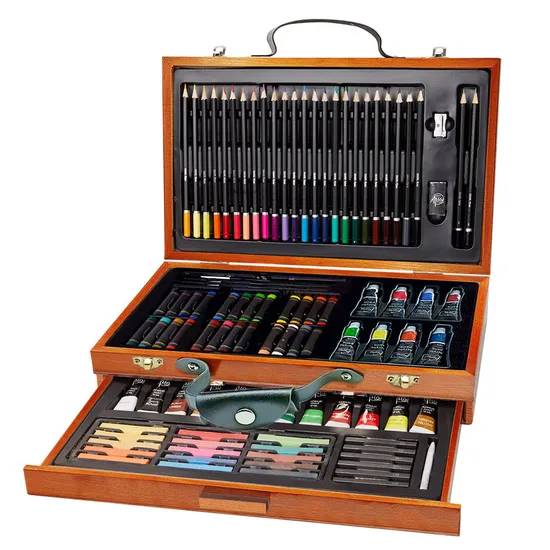 School Stationery Art Supplies 42PCS Artist Art Kit, Mixed Media Drawing Painting Art Set 