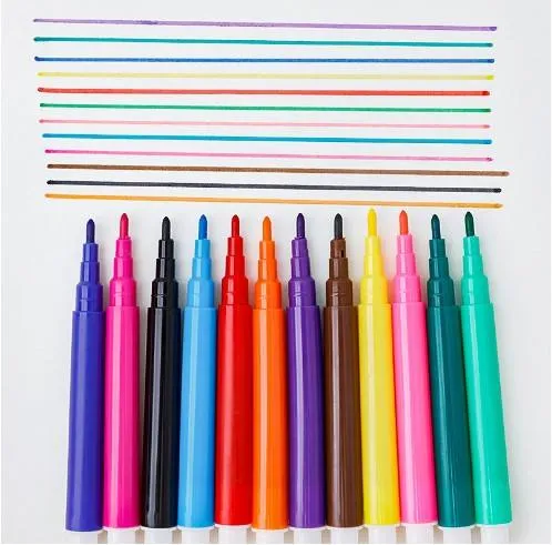 Non Toxic Soft Brush Watercolor Pen 12 Colors Marker Set 